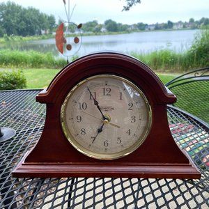 Brownstone Mantle Clock